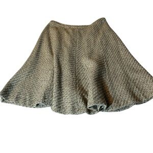 Jones New York Wool Blend Tweed A-Line Skirt